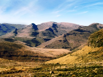 This photo of the mountain kingdom of Lesotho in South Africa was taken by "Lotus Head" ... a South African photographer.